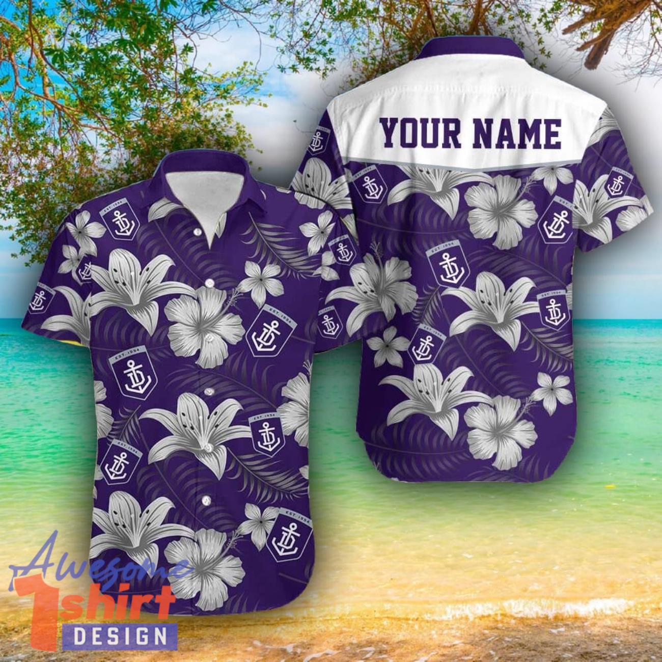 Fremantle Dockers 3D Hawaii Shirt For Men And Women Custom Name