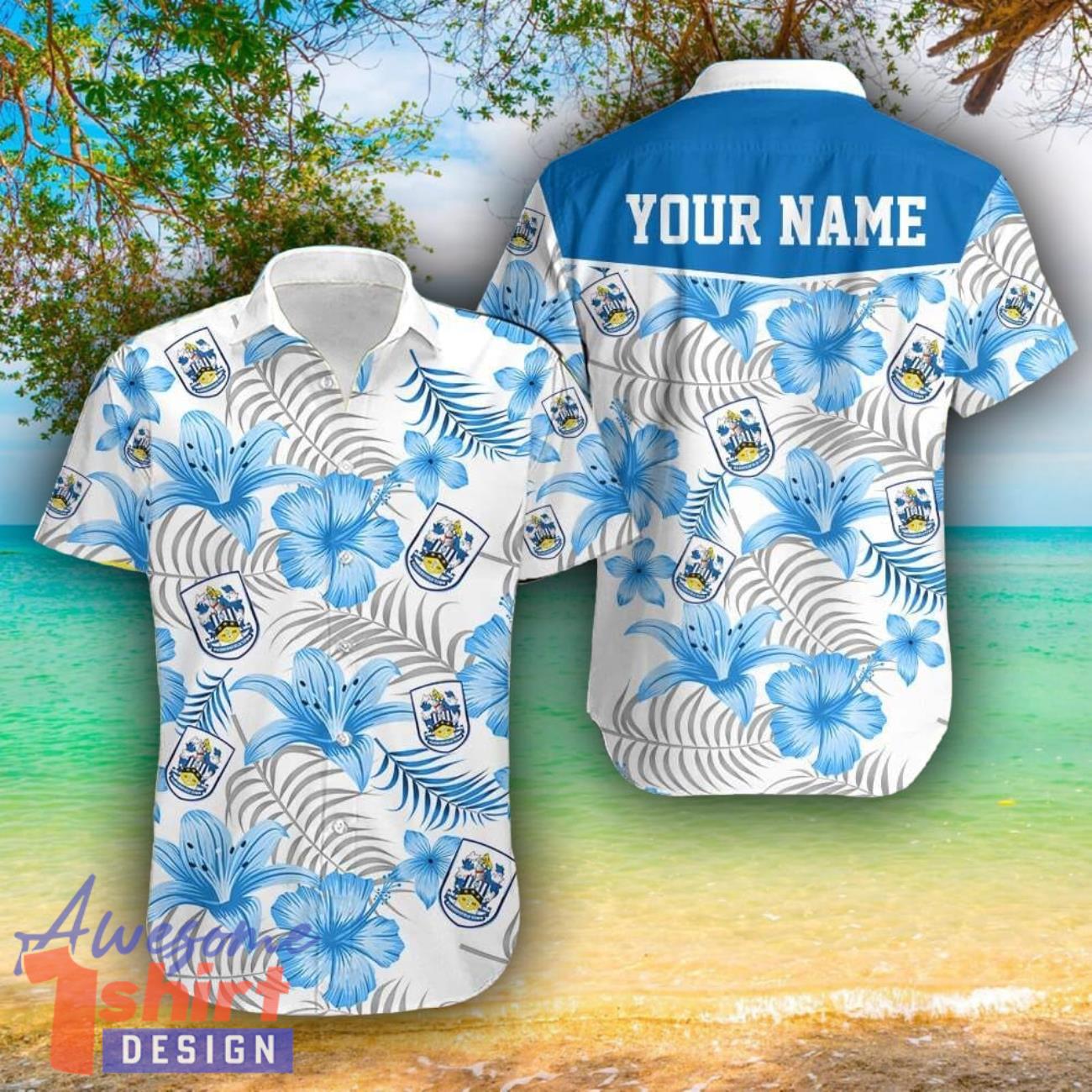 Huddersfield Town 3D Hawaii Shirt For Men And Women Custom Name