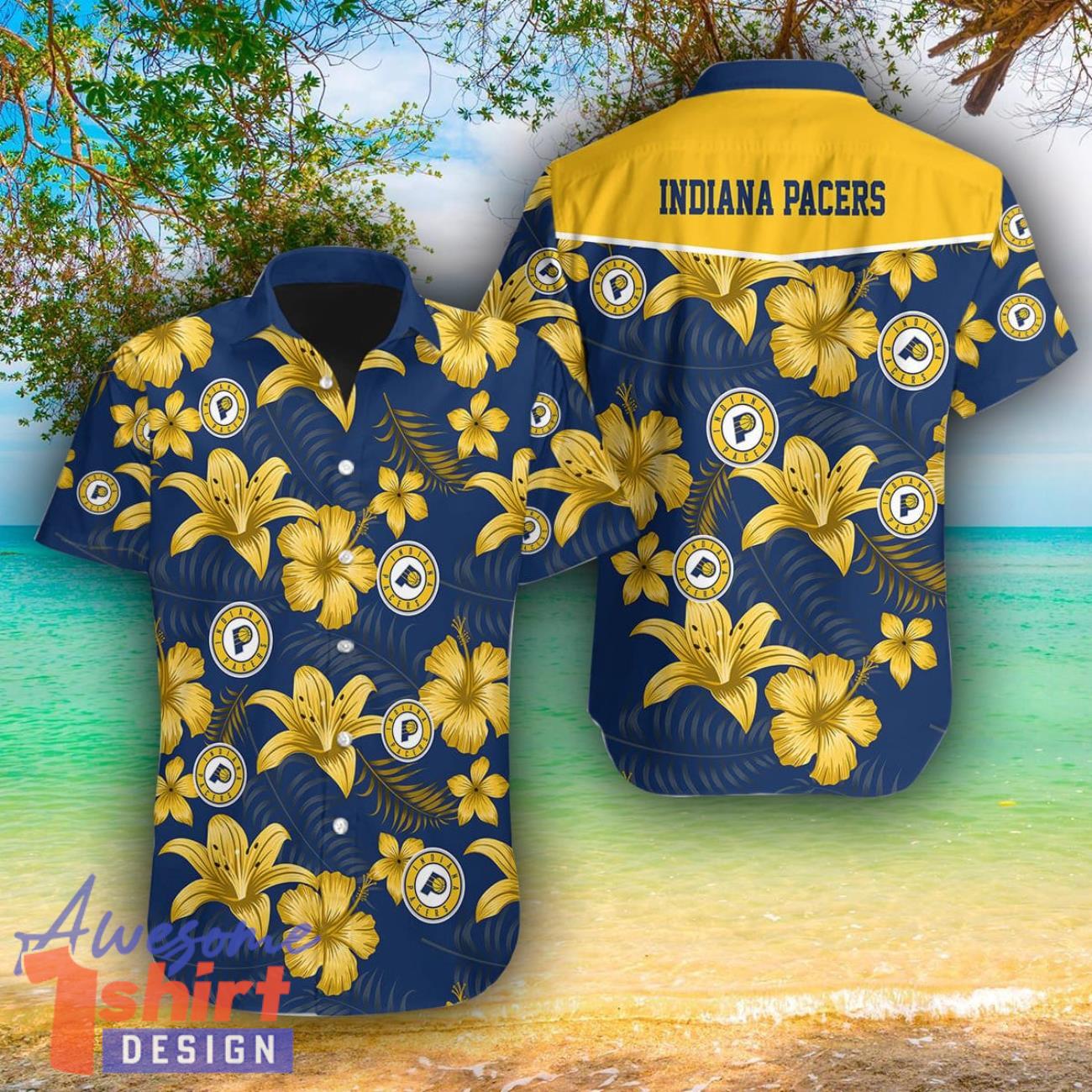 Indiana Pacers AOP Hawaiian Shirt For Men And Women Summer Gift