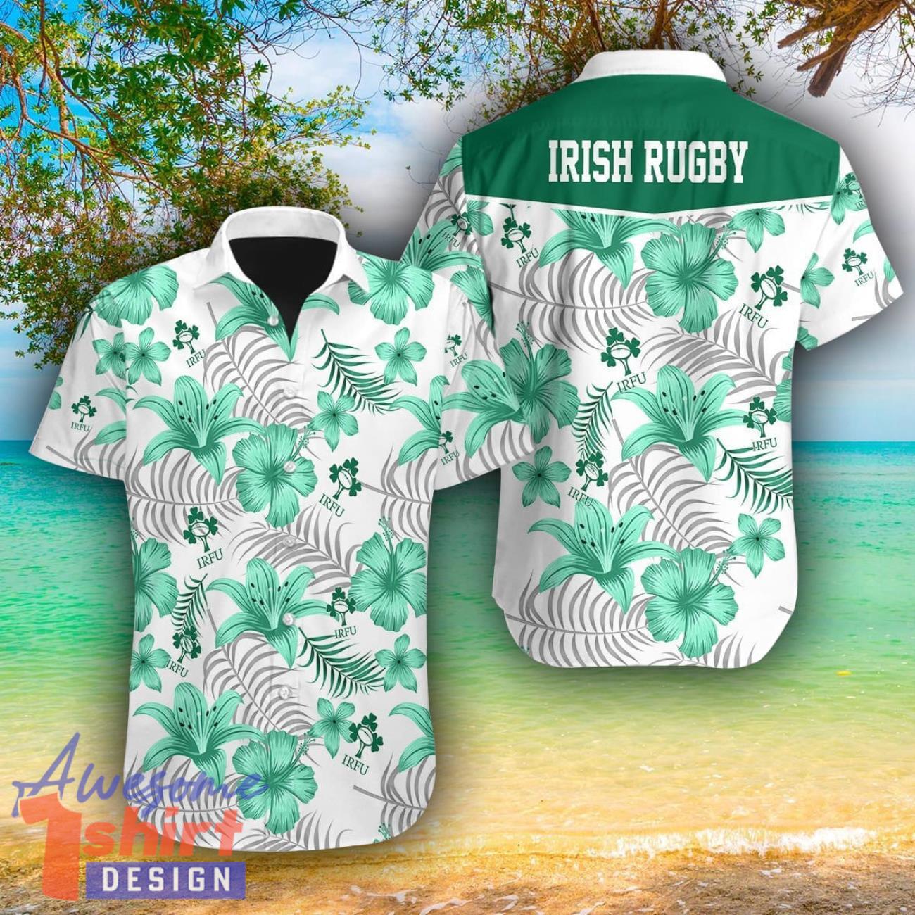 Irish Rugby AOP Hawaiian Shirt For Men And Women Summer Gift