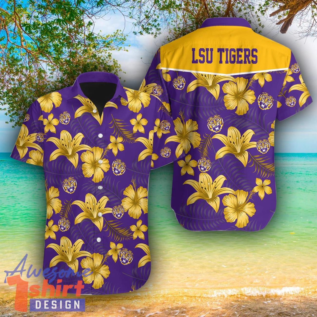 LSU Tigers AOP Hawaiian Shirt For Men And Women Summer Gift