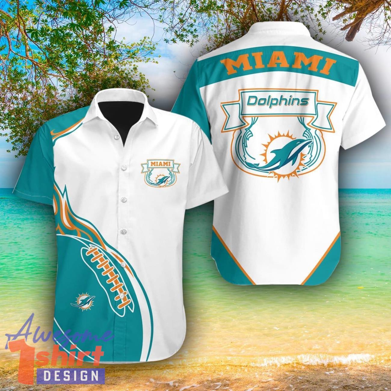 Miami Dolphins 3D Hawaii Shirt