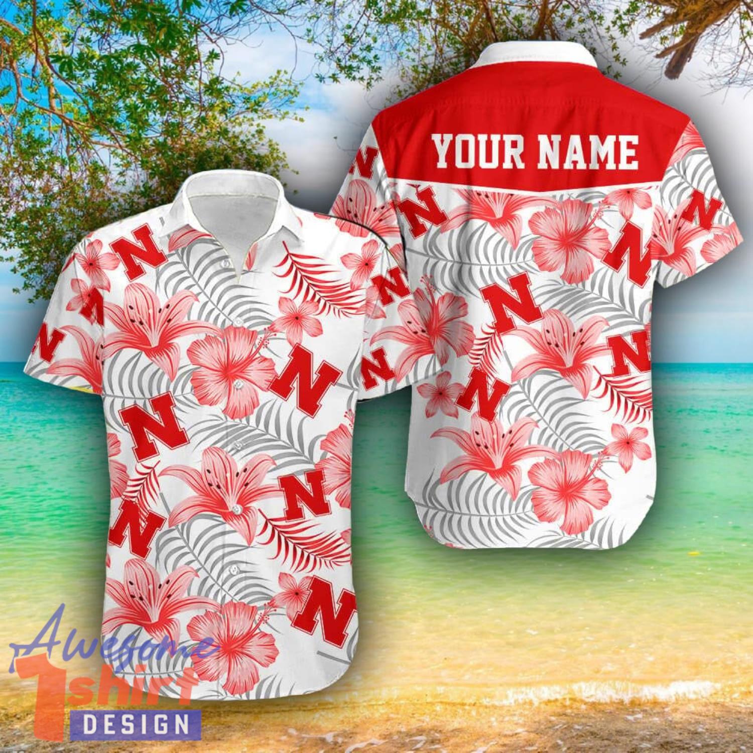 Nebraska Cornhuskers 3D Hawaii Shirt For Men And Women Custom Name