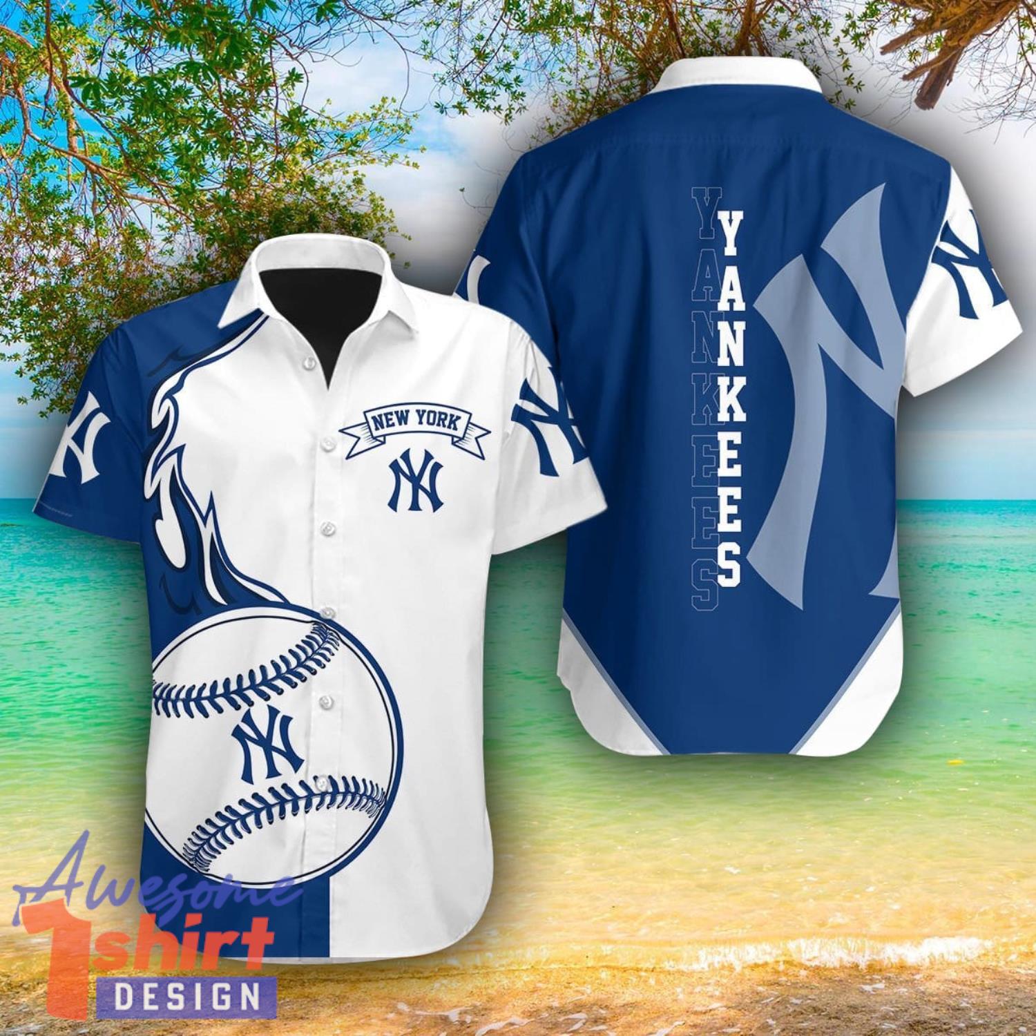 New York Yankees 3D Hawaii Shirt