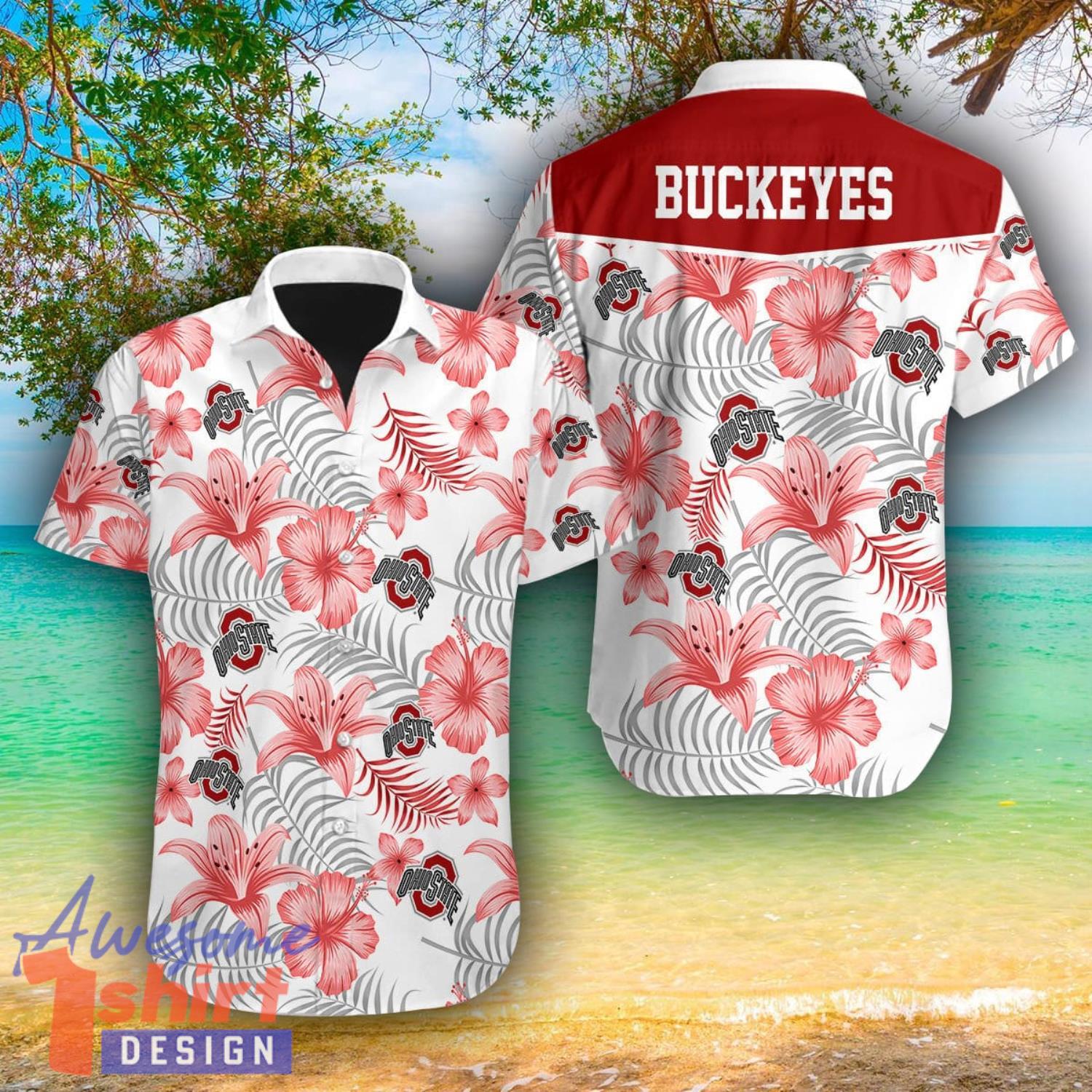 Ohio State Buckeyes AOP Hawaiian Shirt For Men And Women Summer Gift