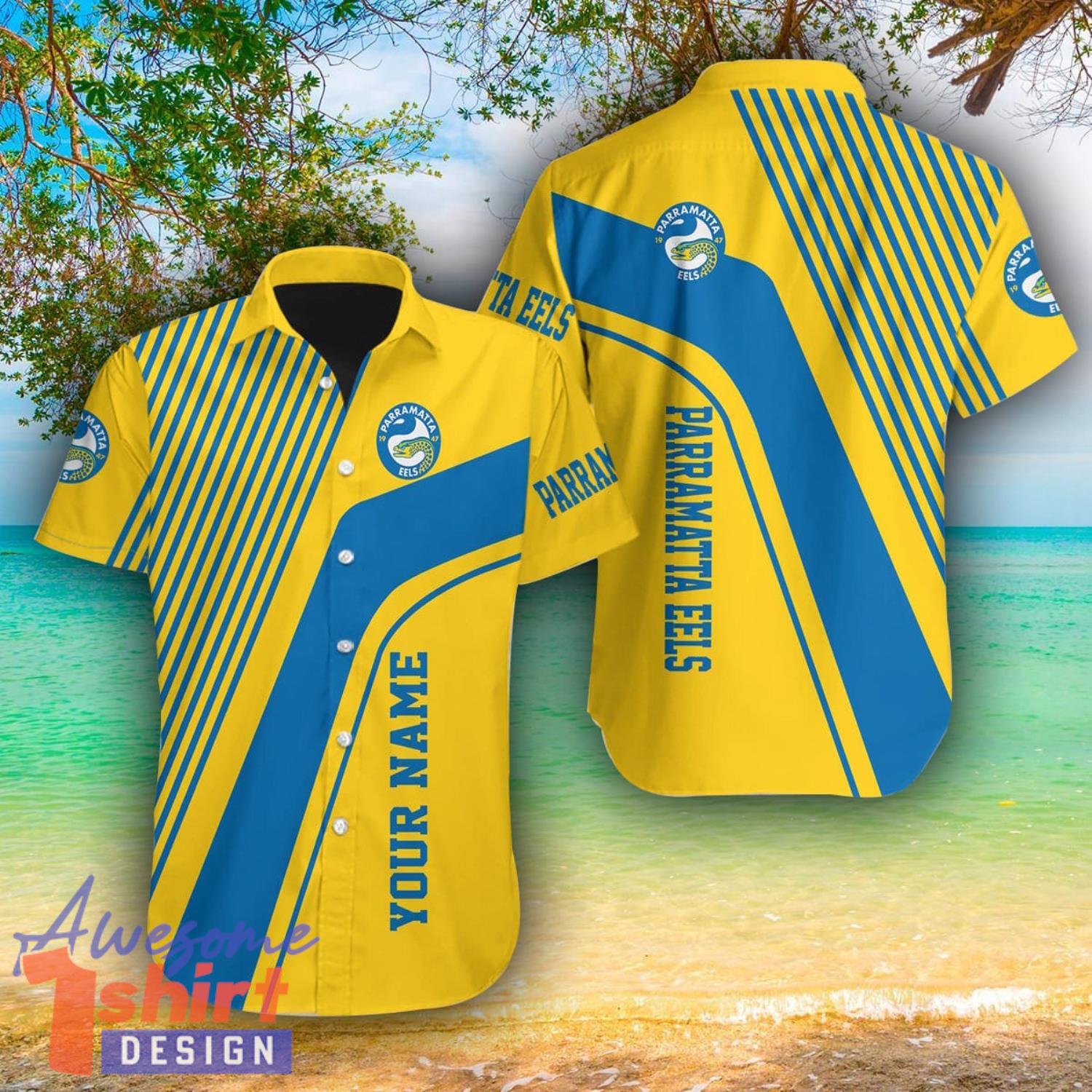 Parramatta Eels AOP Hawaiian Shirt For Men And Women Summer Gift Custom Name