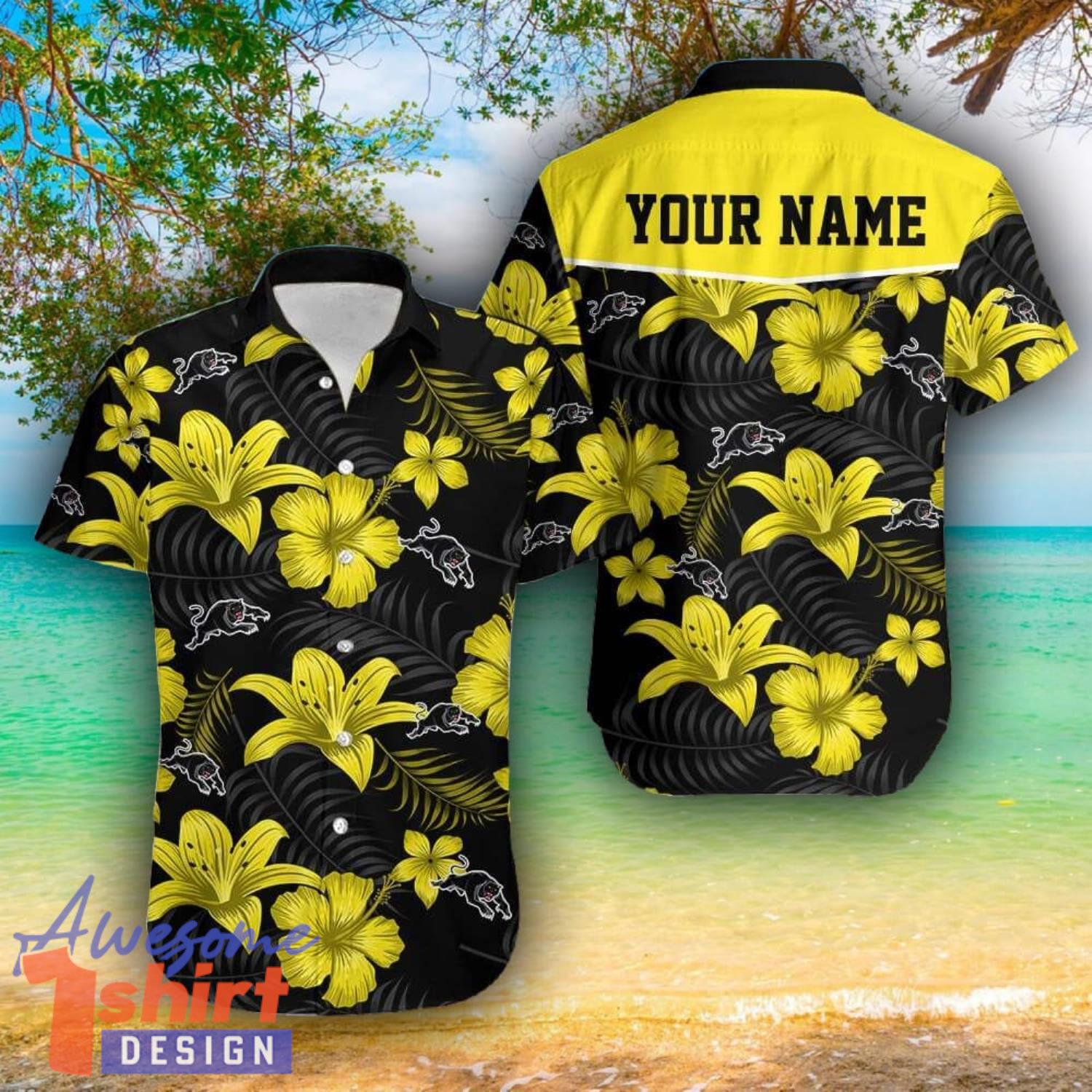 Penrith Panthers Rabbitohs 3D Hawaii Shirt For Men And Women Custom Name