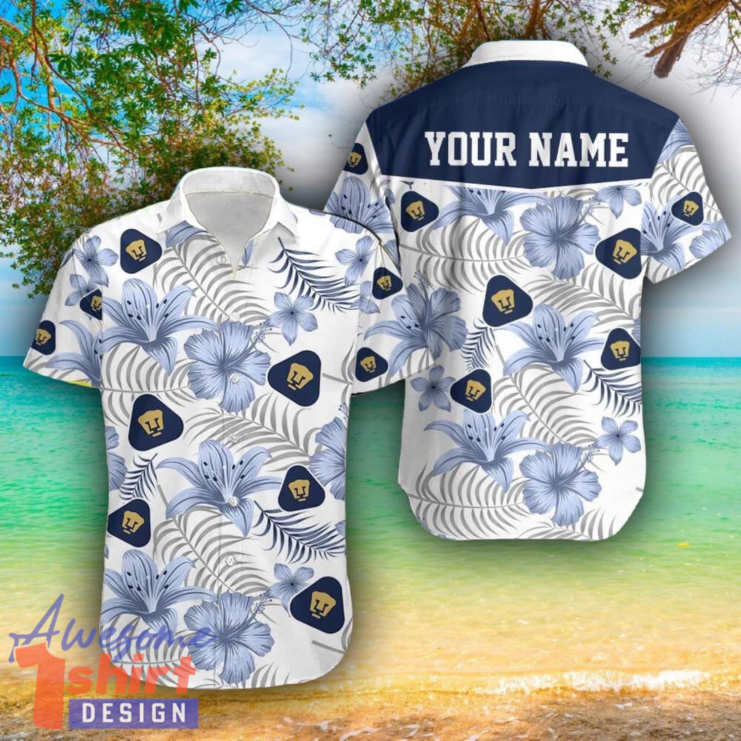 Pumas UNAM 3D Hawaii Shirt For Men And Women Custom Name