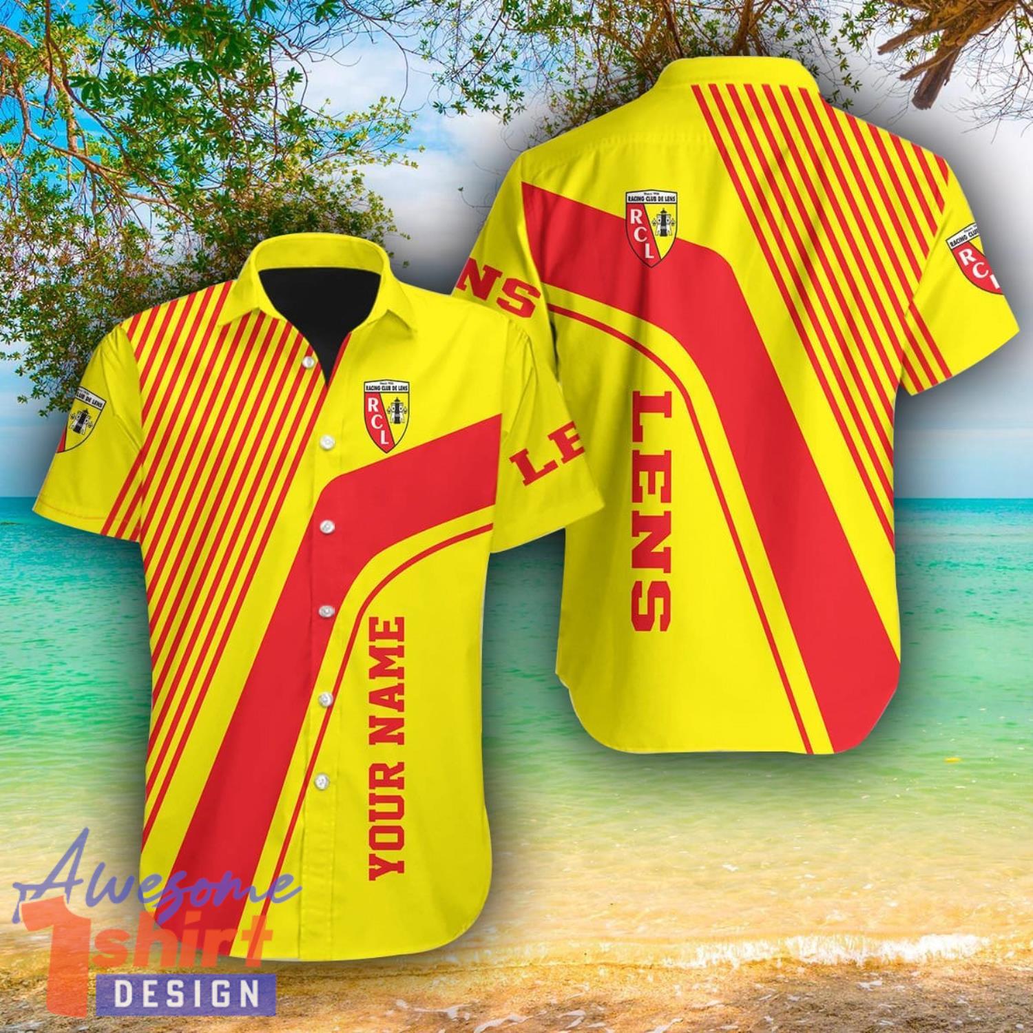 Racing Club de Lens AOP Hawaiian Shirt For Men And Women Summer Gift Custom Name