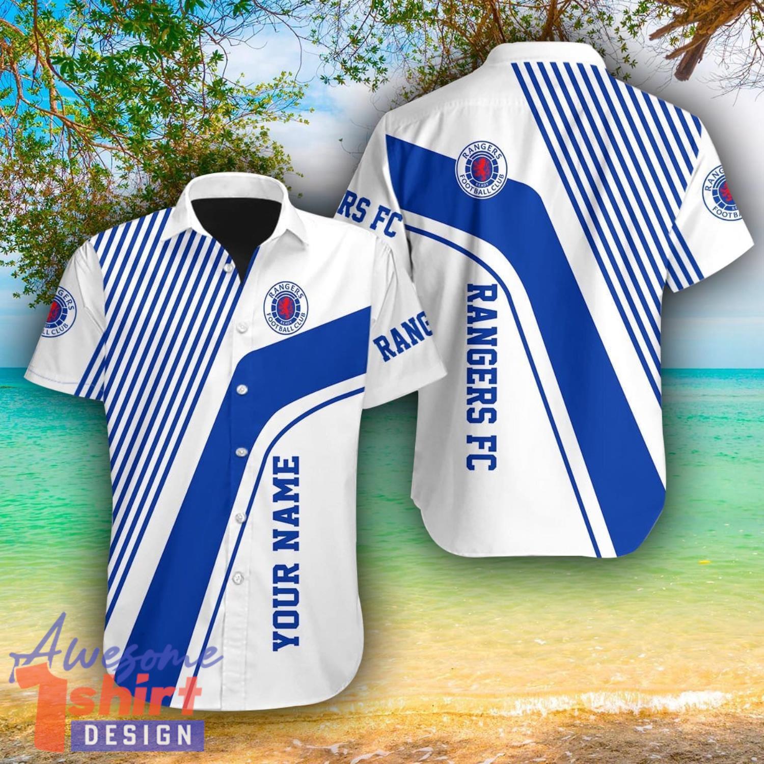 Rangers FC AOP Hawaiian Shirt For Men And Women Summer Gift Custom Name