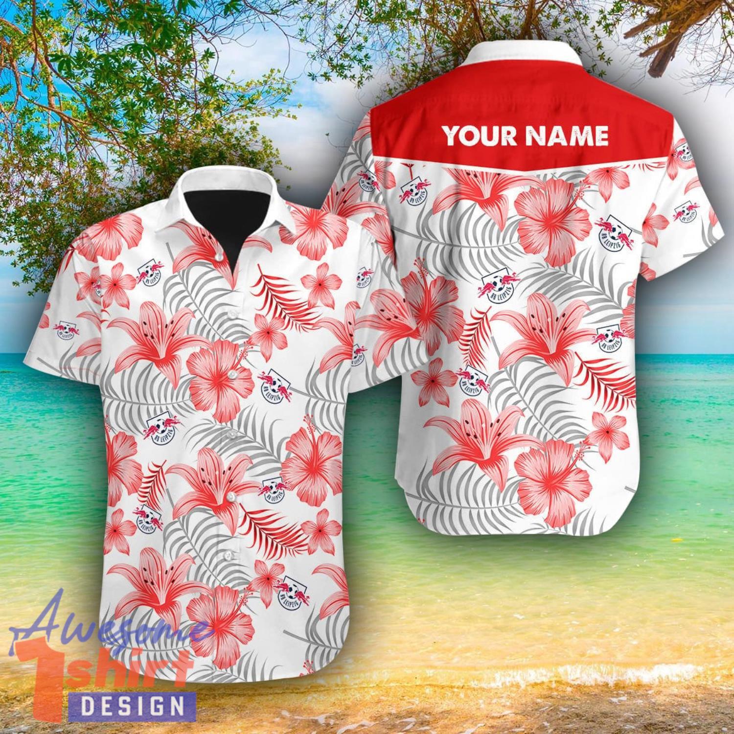 RB Leipzig 3D Hawaii Shirt For Men And Women Custom Name