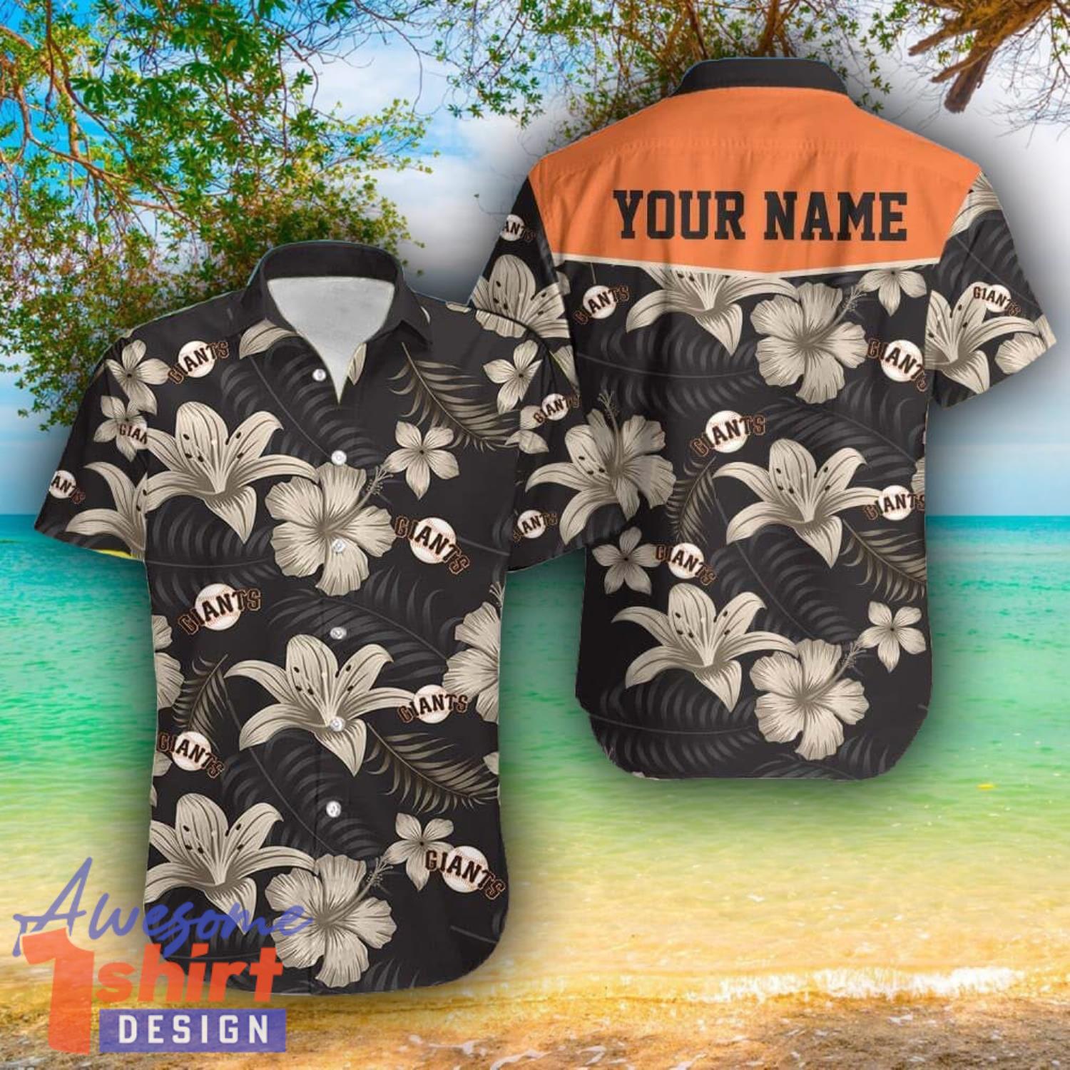 San Francisco Giants 3D Hawaii Shirt For Men And Women Custom Name