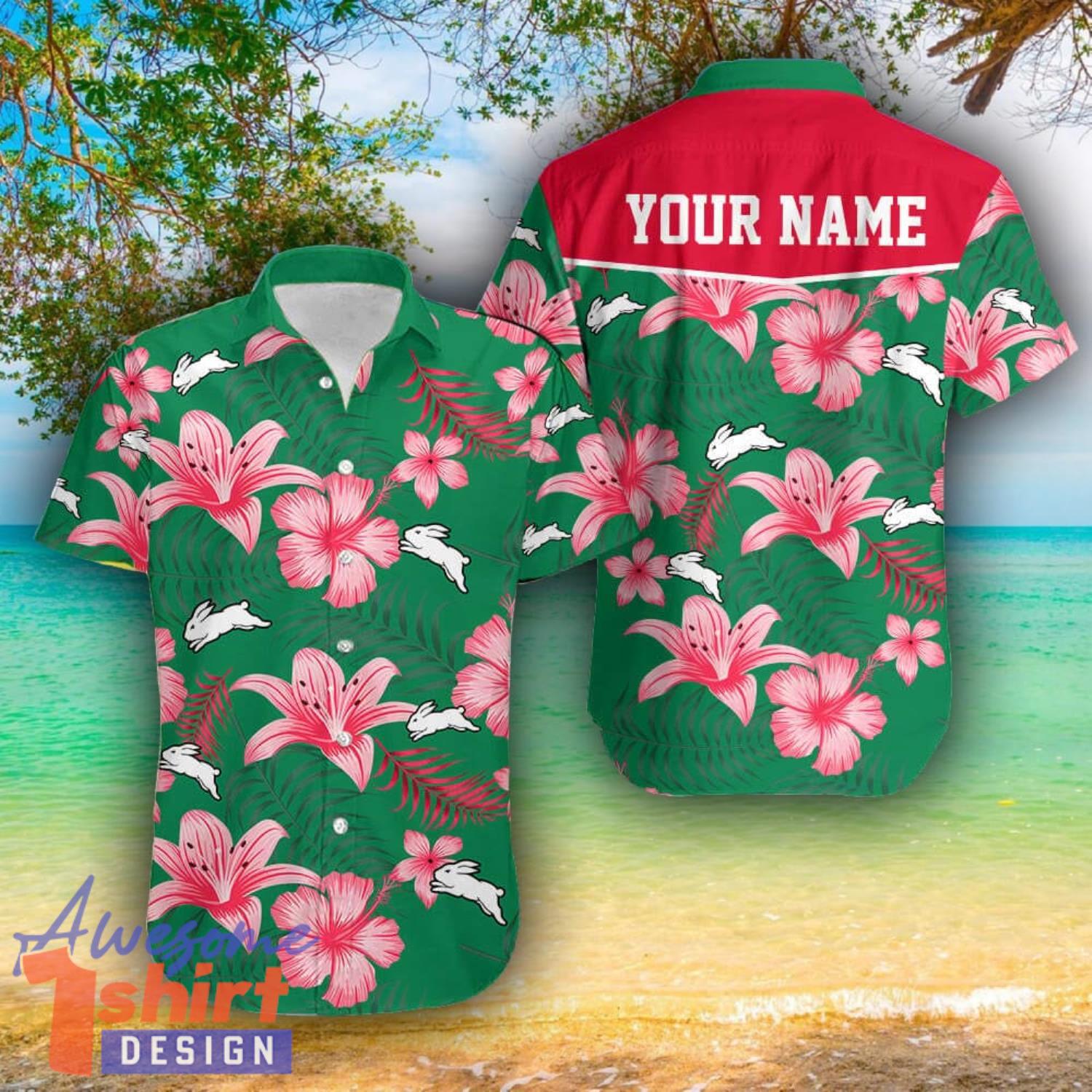 South Sydney Rabbitohs 3D Hawaii Shirt For Men And Women Custom Name