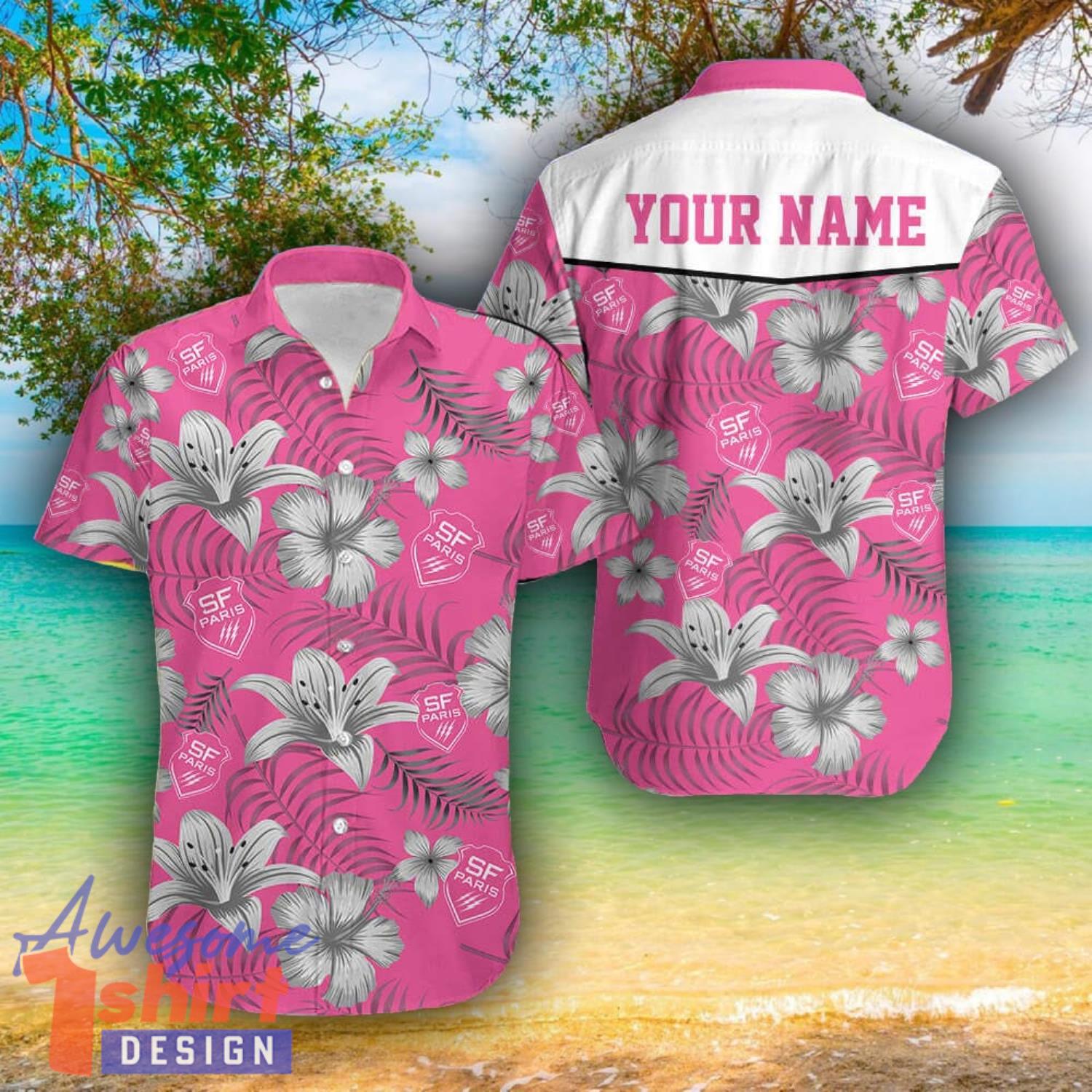 Stade Français Paris 3D Hawaii Shirt For Men And Women Custom Name