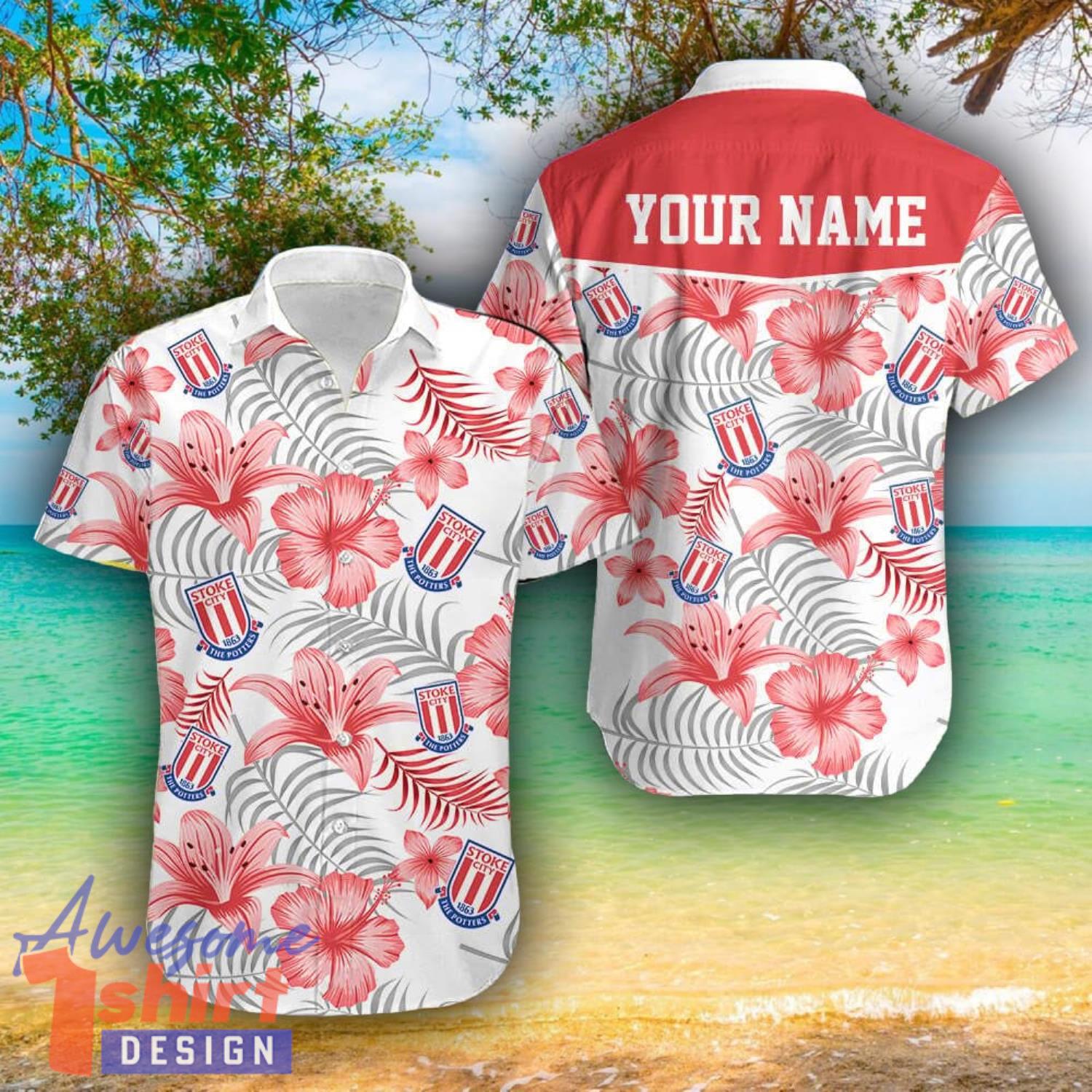 Stoke City 3D Hawaii Shirt For Men And Women Custom Name