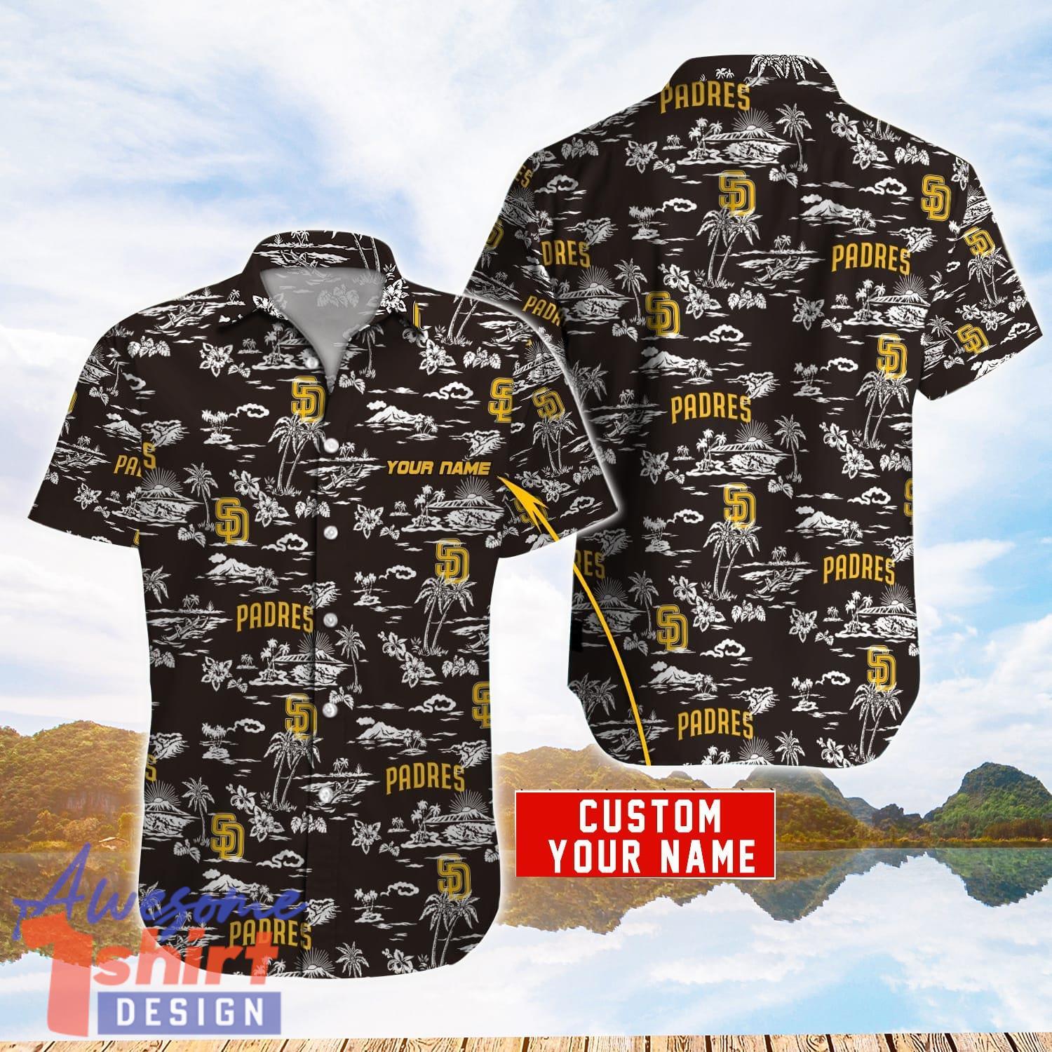 San Diego Padres MLB Hawaiian Shirt Personalized Name For Sport Fans