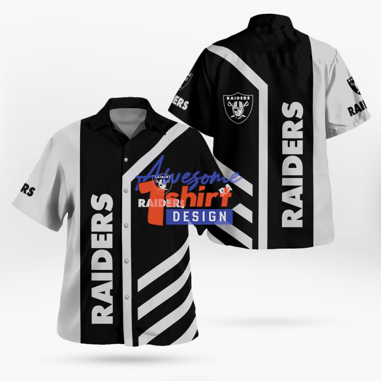 Las Vegas Raiders Short Sleeve Hawaiian Shirt All Print Limited Edition